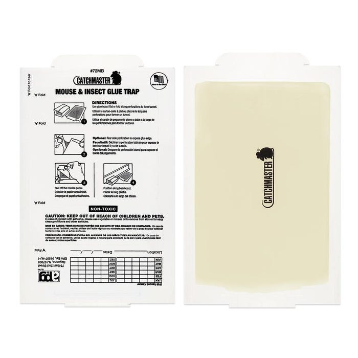 Catchmaster trappe collante Souris et insectes odeur de beurre de peanut 72/BX 72MB