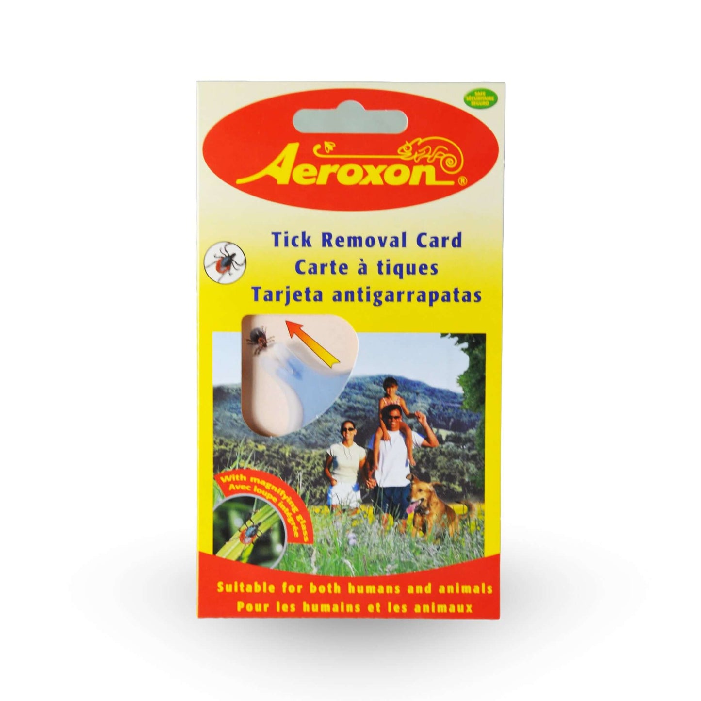 AEROXON Carte Enlève Tiques | Retrait Sécuritaire Humains & Animaux | L'exterminateur en ligne
