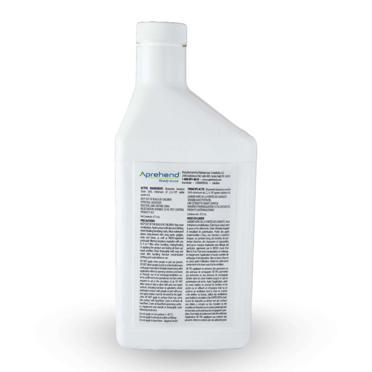 Aprehend Biopesticide 16 oz | Traitement Naturel Punaises de Lit | L'exterminateur en ligne