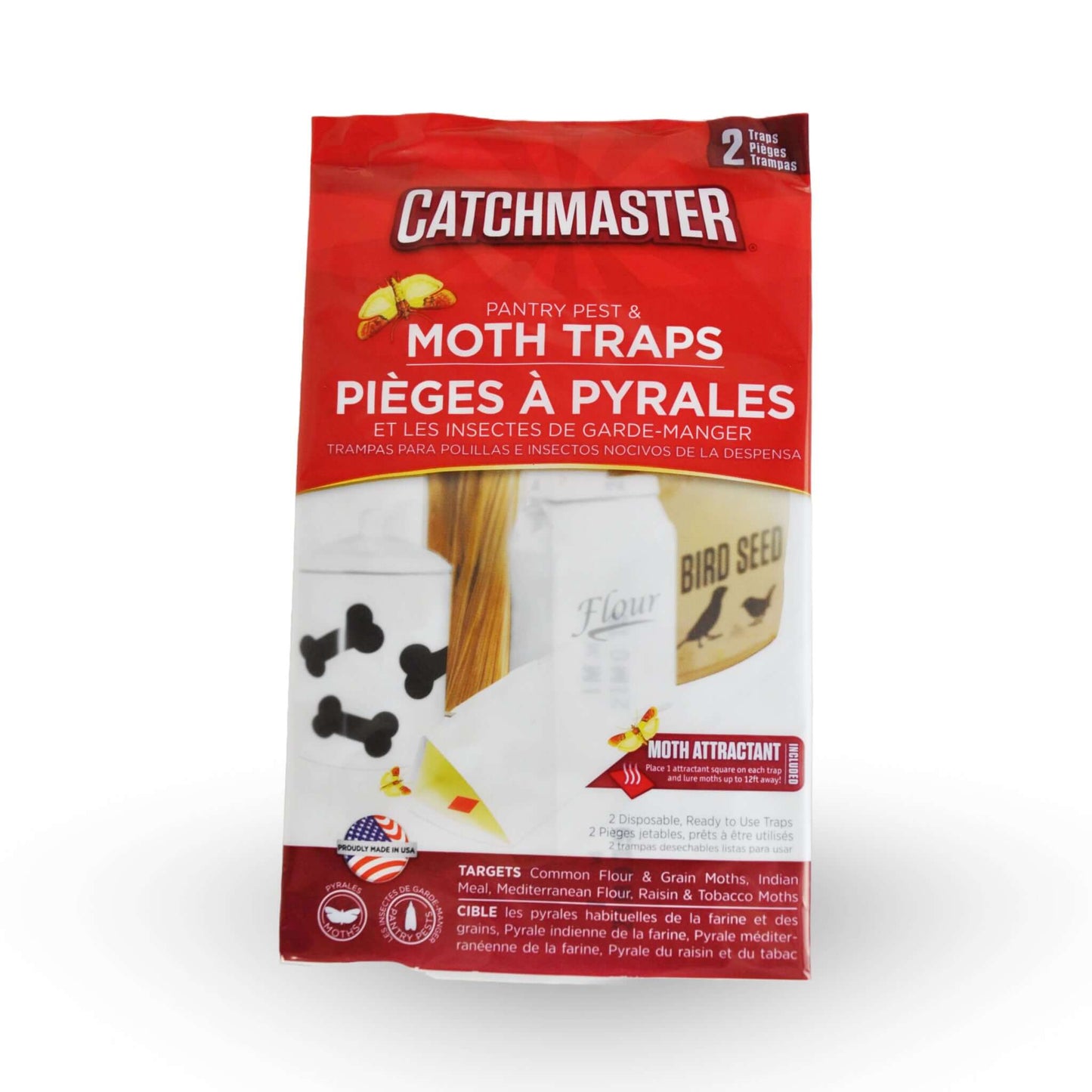 CATCHMASTER, Piège Collant Contre Mites Alimentaires ou de Garde Manger | L'exterminateur en ligne