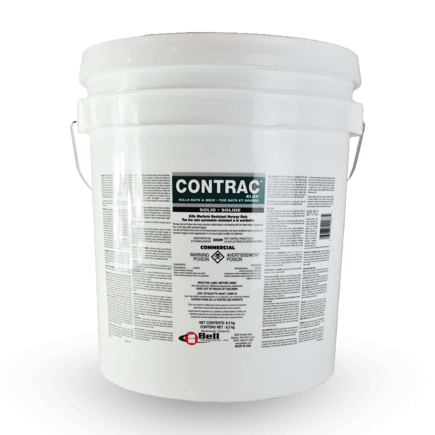 Contract All-Weather Blox Rodenticides au Bromadiolone 8,2kg | L'exterminateur en ligne