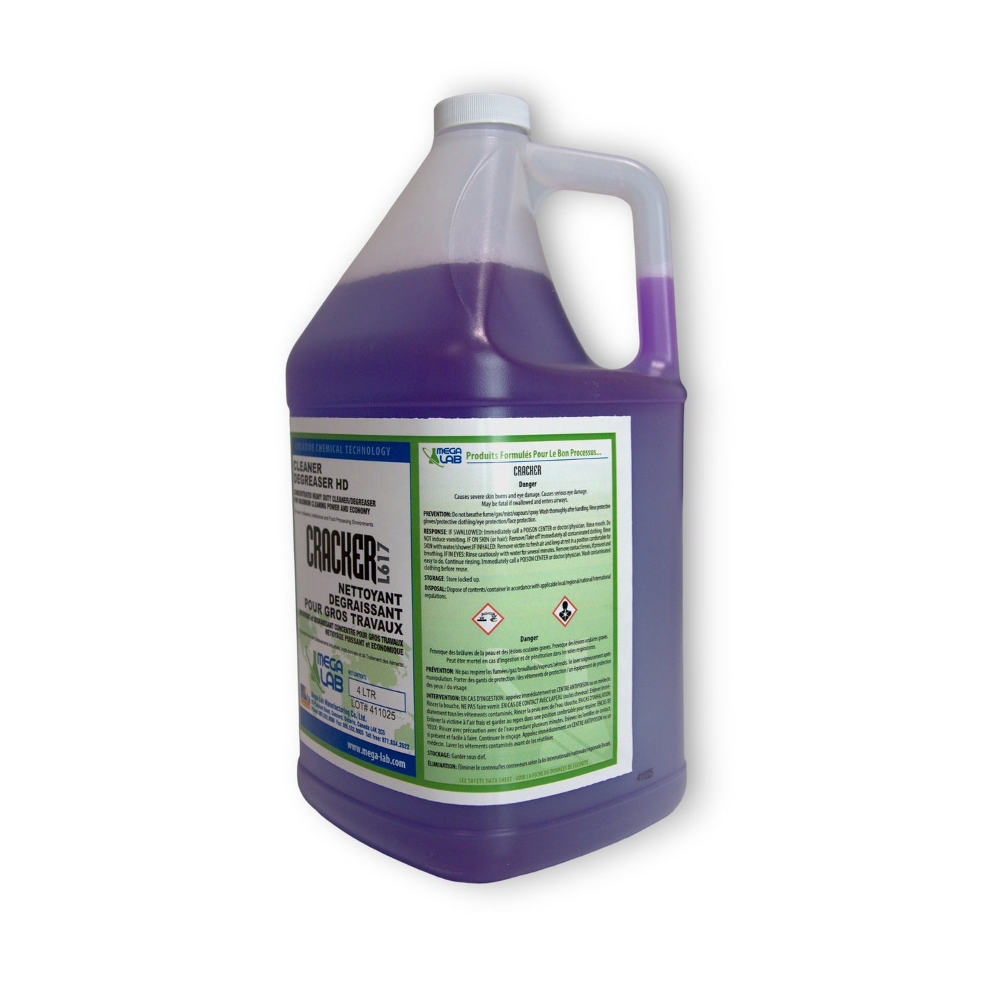 CRACKER – Nettoyant et dégraissant industriel pour murs, sols et équipements