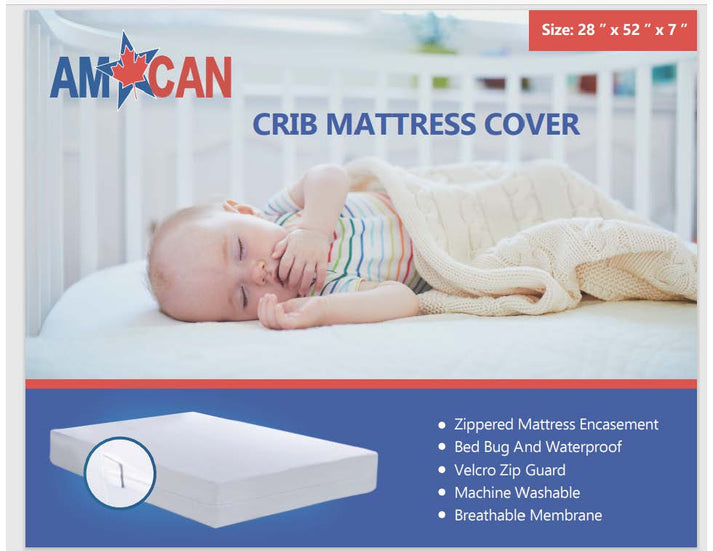 Housse de matelas pour lit de bébé 28"x52"x7"