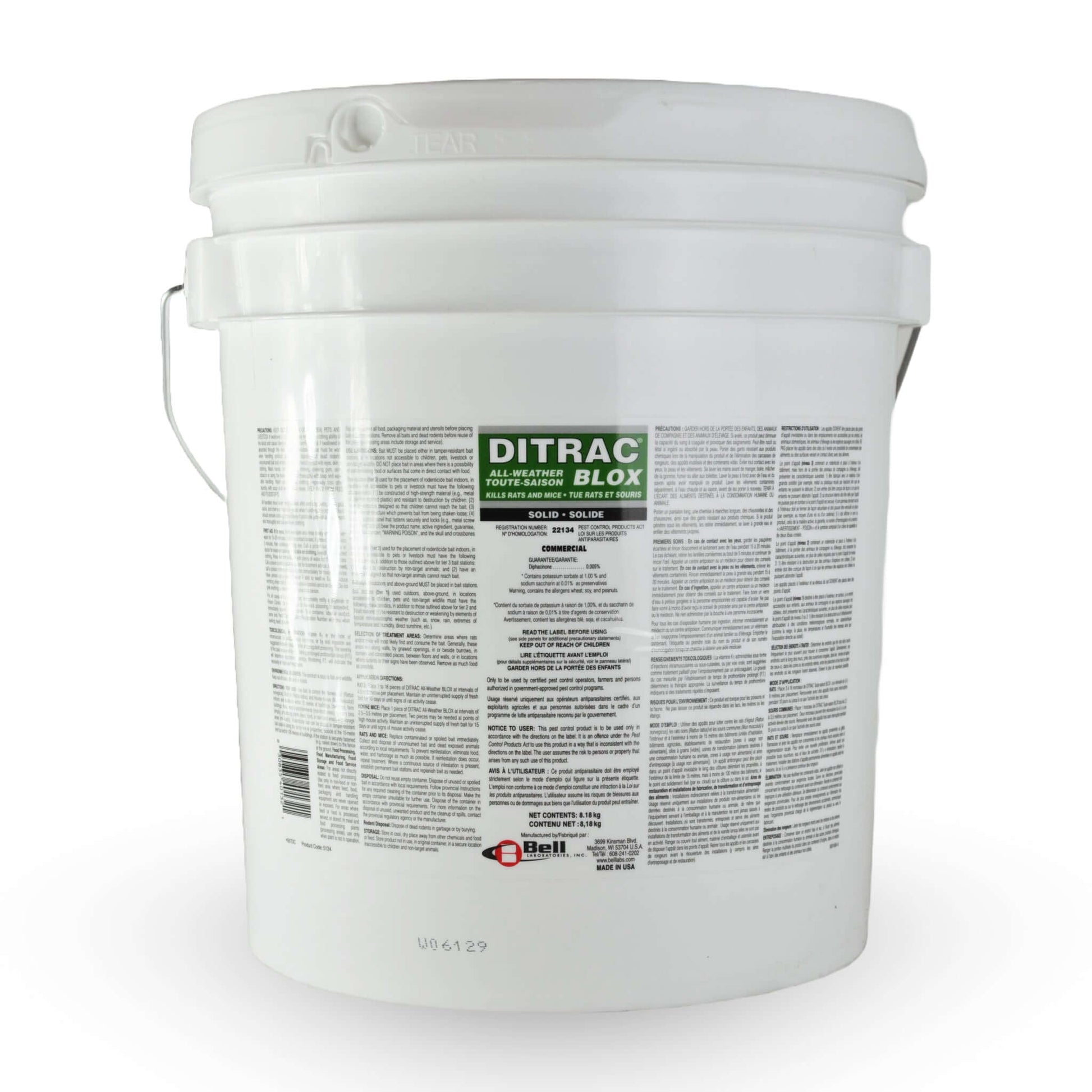 Ditrac All-Weather Blox Rodenticides à base de Diphacinone pour Rats et Souris | L'exterminateur en ligne