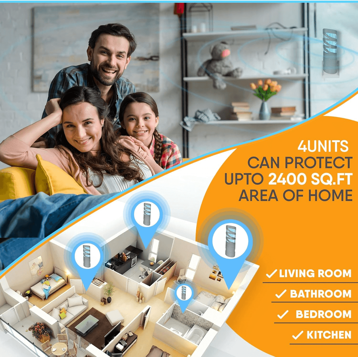 Flyweb Classic Fly Light Piège à mouches avec 9W PL 9'' | L'exterminateur en ligne