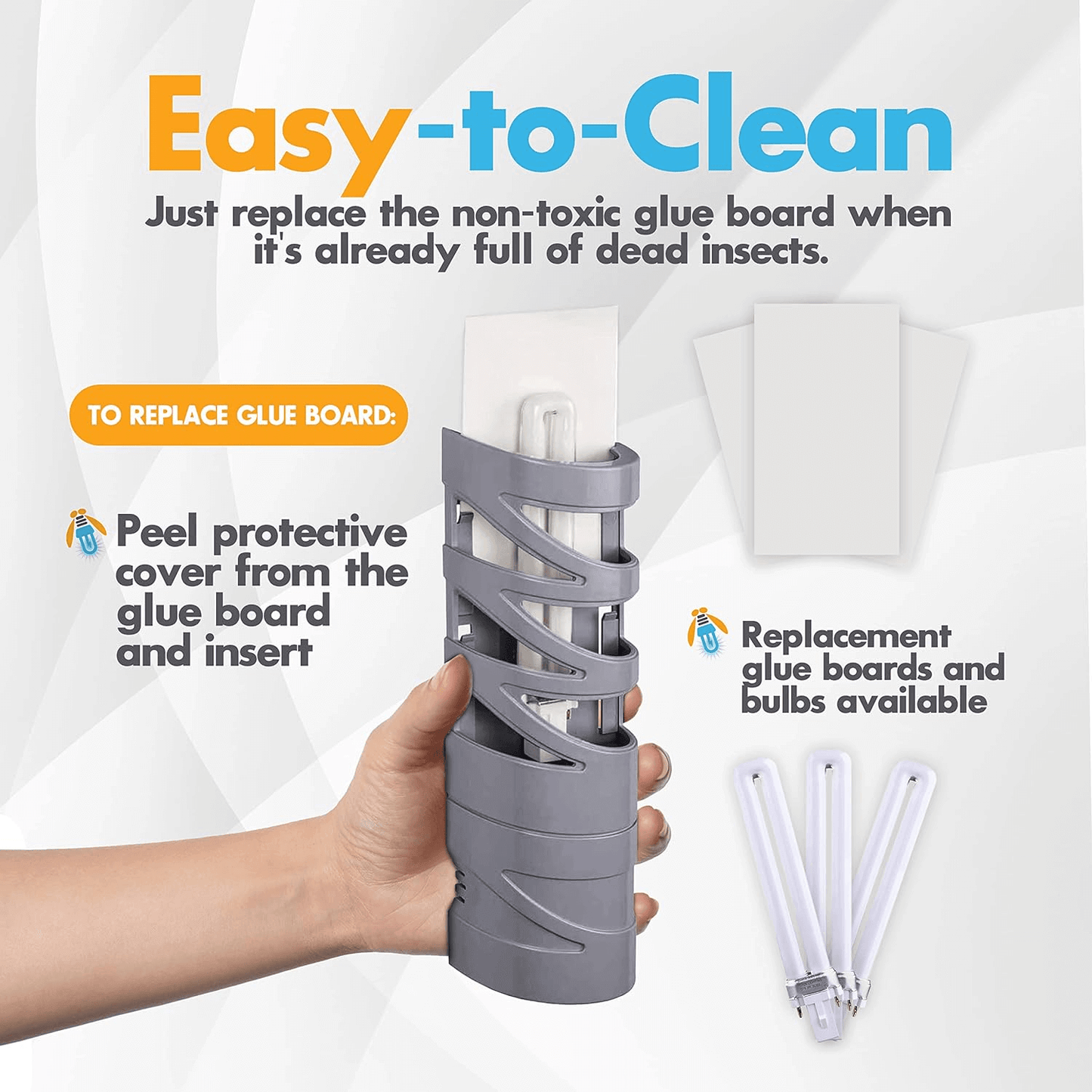 Flyweb Classic Fly Light Piège à mouches avec 9W PL 9'' | L'exterminateur en ligne