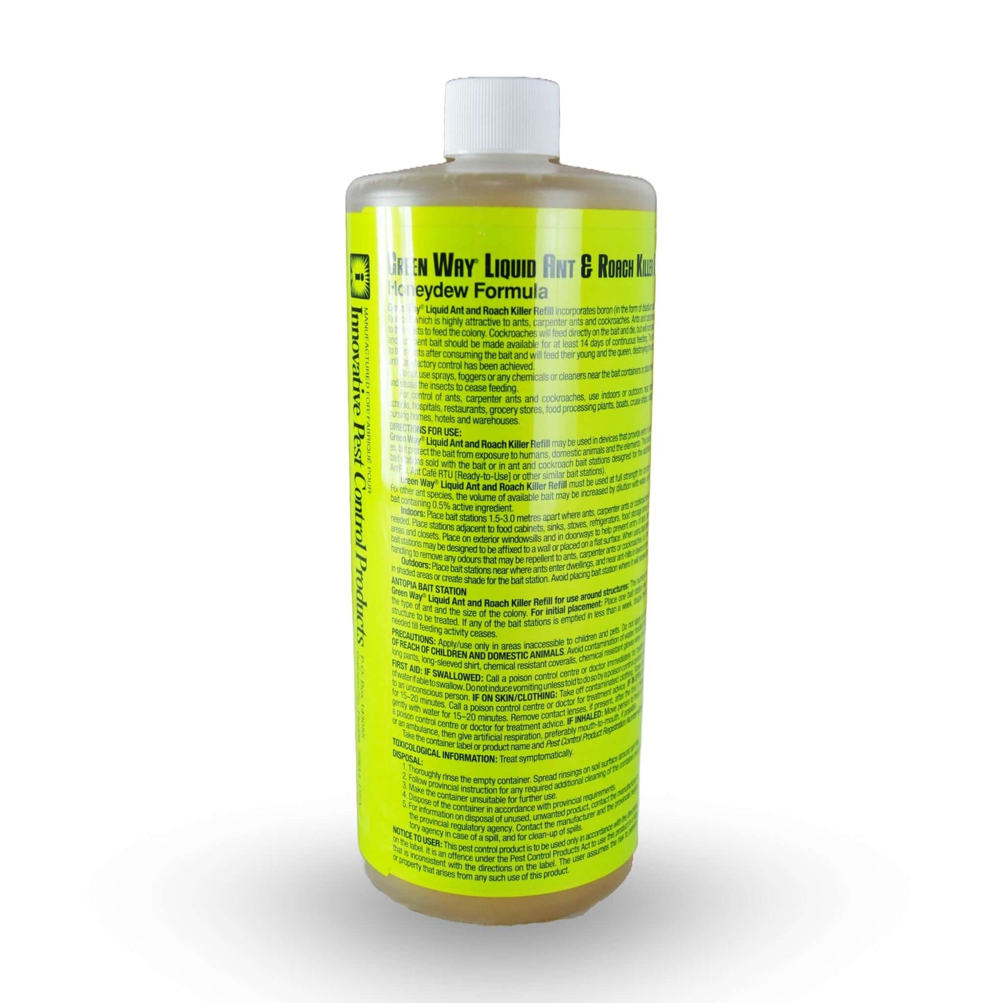 GreenWay Appât Liquide pour Fourmis et Coquerelles Commercial 954 ml | L'exterminateur en ligne