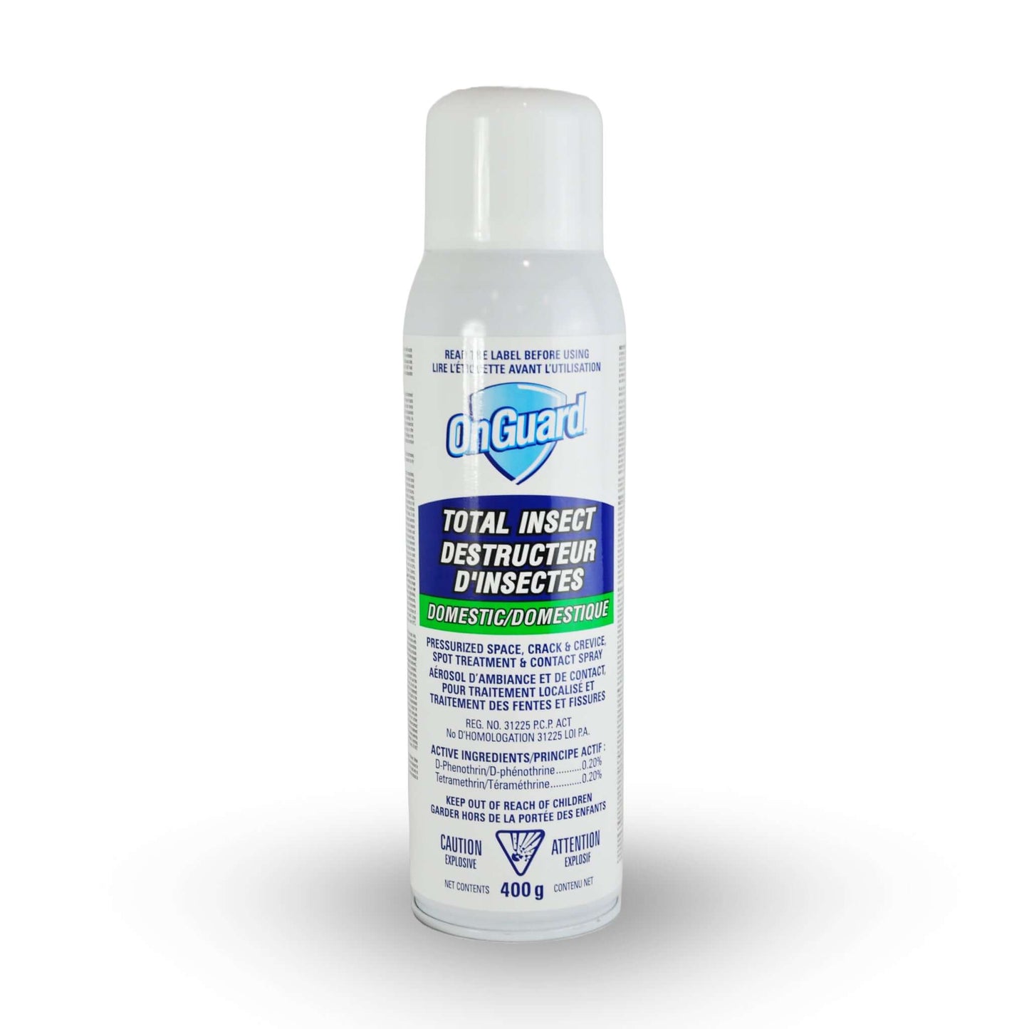 ONGUARD, Pulvérisateur Total Insectes 400G | L'exterminateur en ligne
