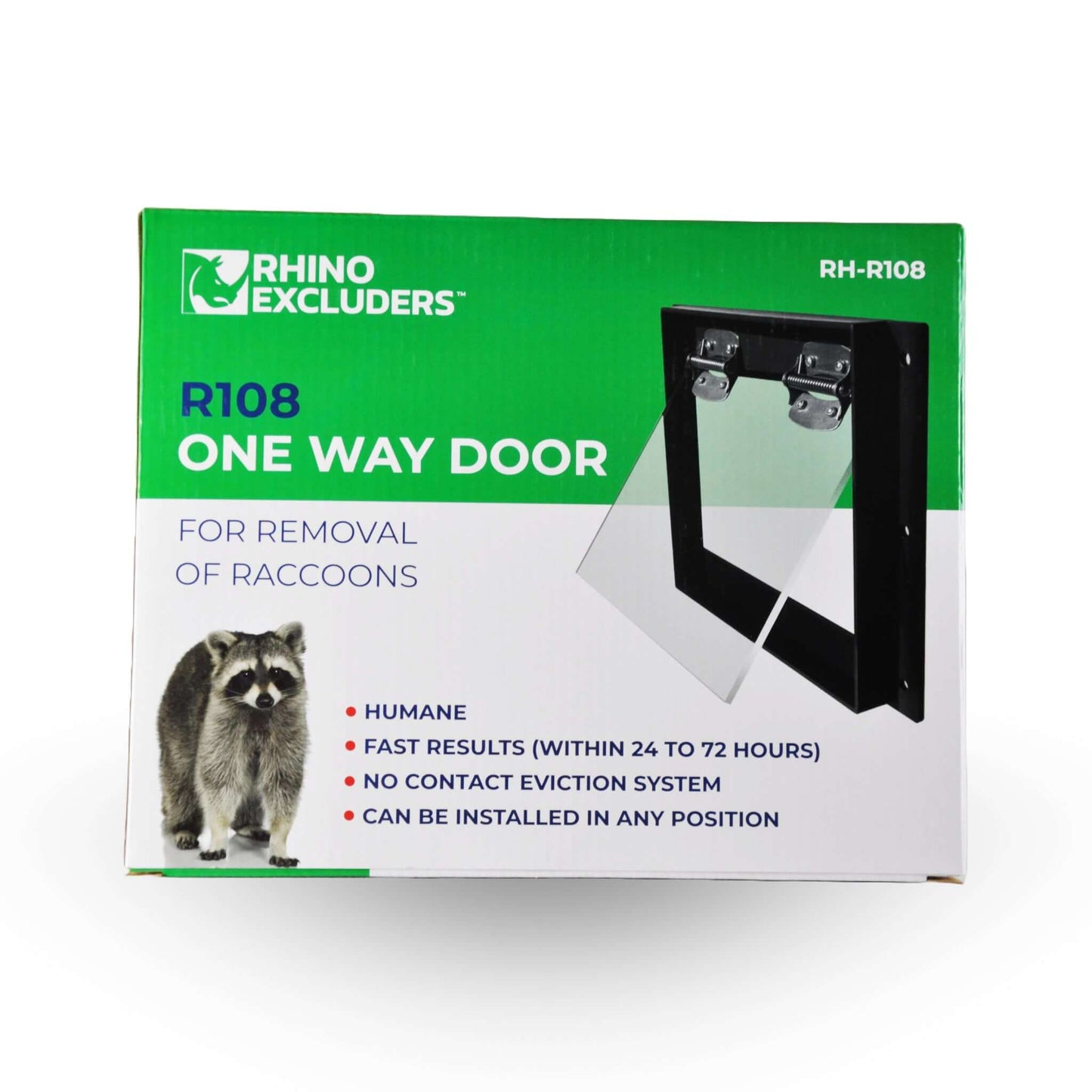 RHINO, R108 Porte à Sens Unique pour Raton à l'Intérieur | L'exterminateur en ligne