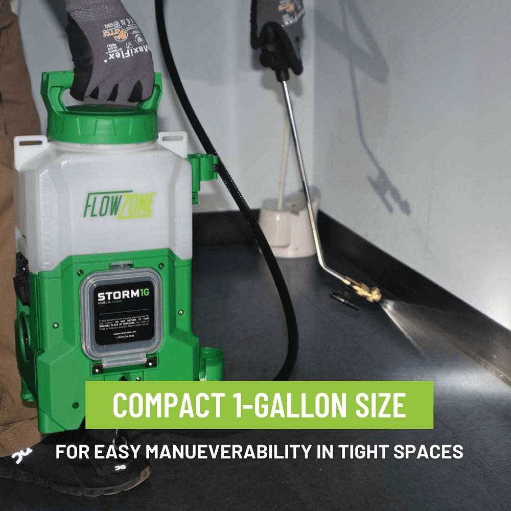 Pulvérisateur portatif FlowZone Storm 1G 3,78 L avec réservoir interchangeable | L'exterminateur en ligne