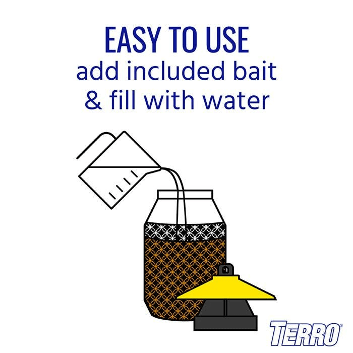 TERRO, Piège à Taons à Rayures Jaunes | L'exterminateur en ligne