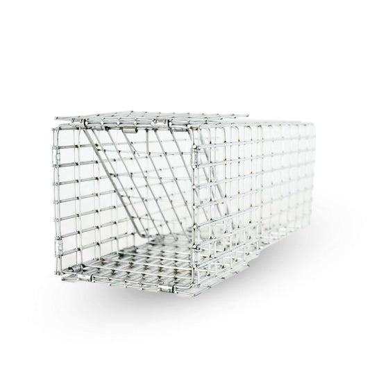 TOMAHAWK, Cage pour Écureuils et Petits Rongeurs avec Porte à Sens Unique 10''X4''X4'' | L'exterminateur en ligne