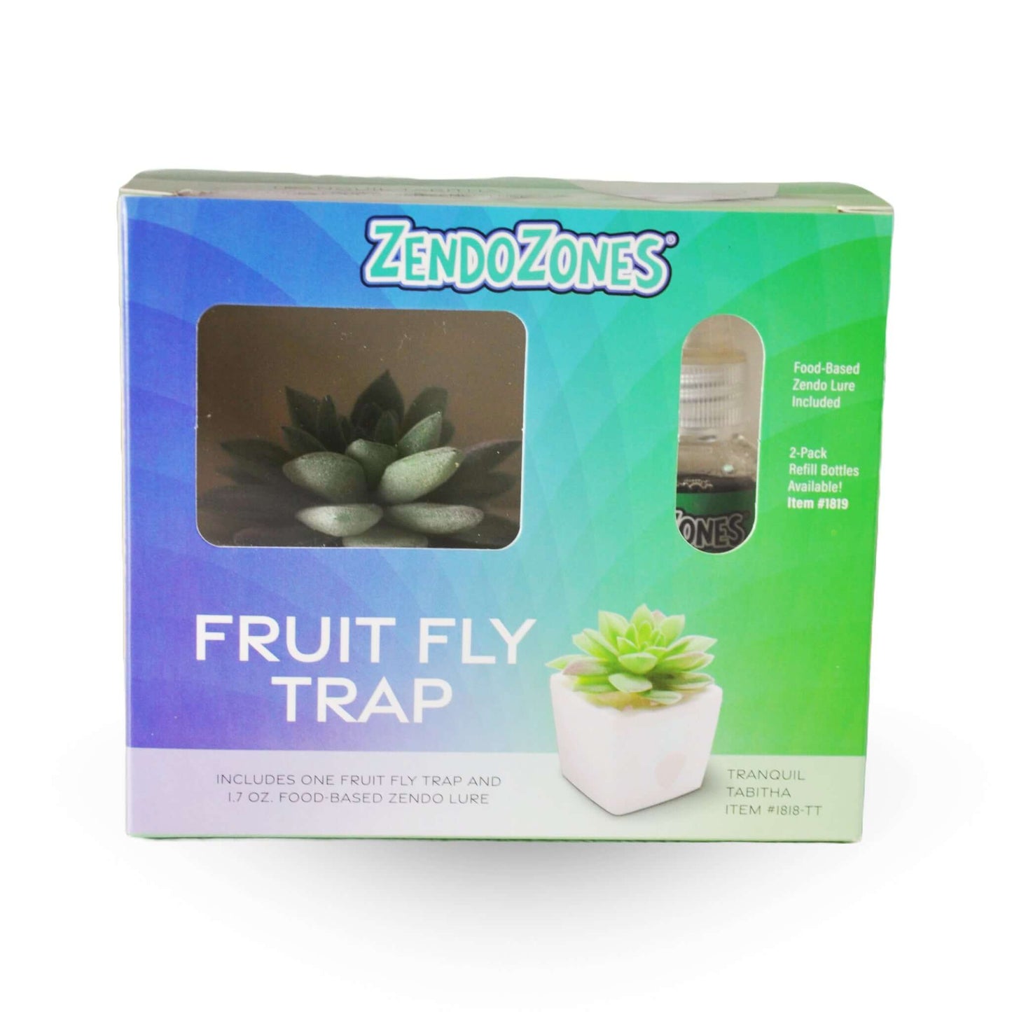 Zendozone Piège à Mouches à Fruits (1 piège + leurre 1,7 oz) 1818-TT | L'exterminateur en ligne