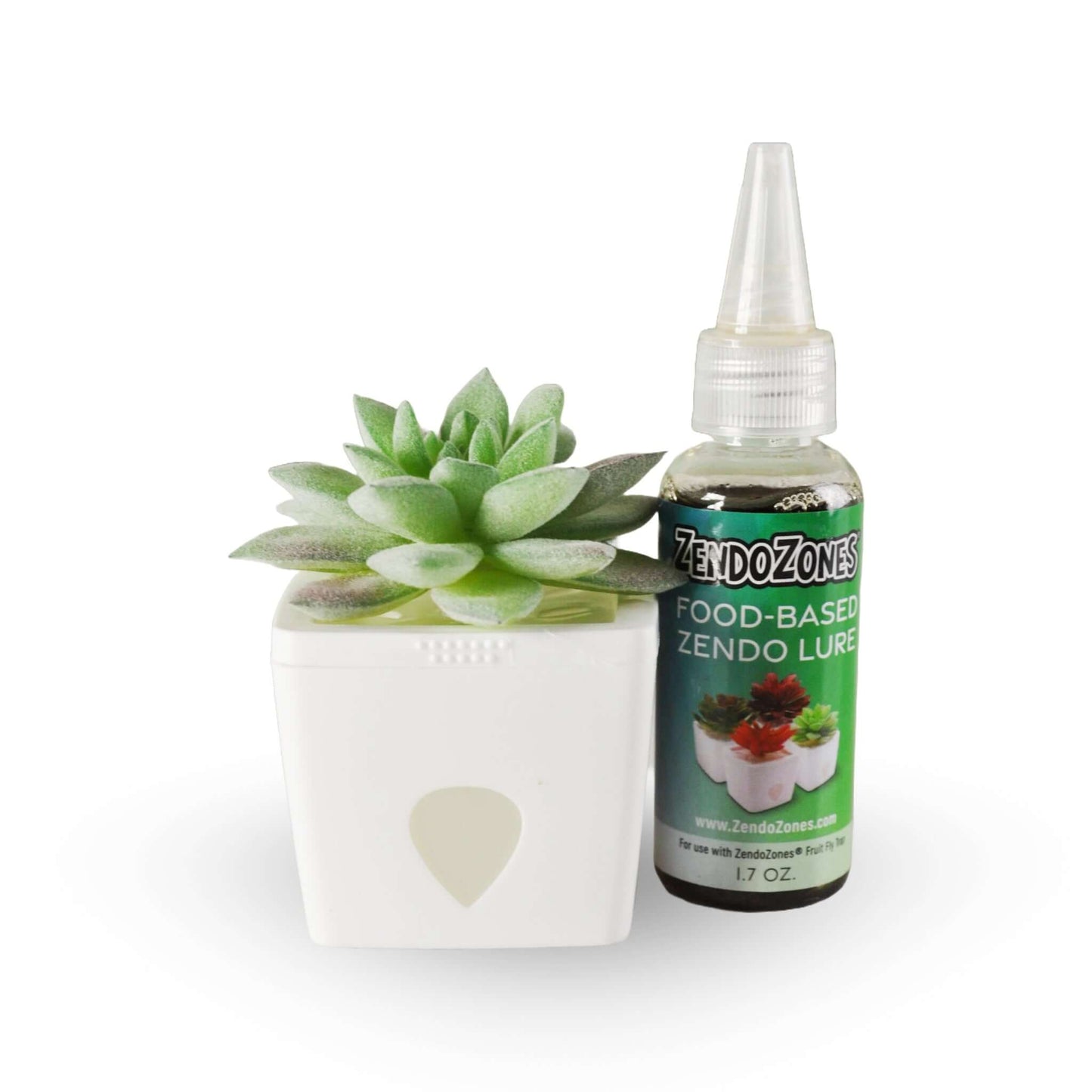 Zendozone Piège à Mouches à Fruits (1 piège + leurre 1,7 oz) 1818-TT | L'exterminateur en ligne