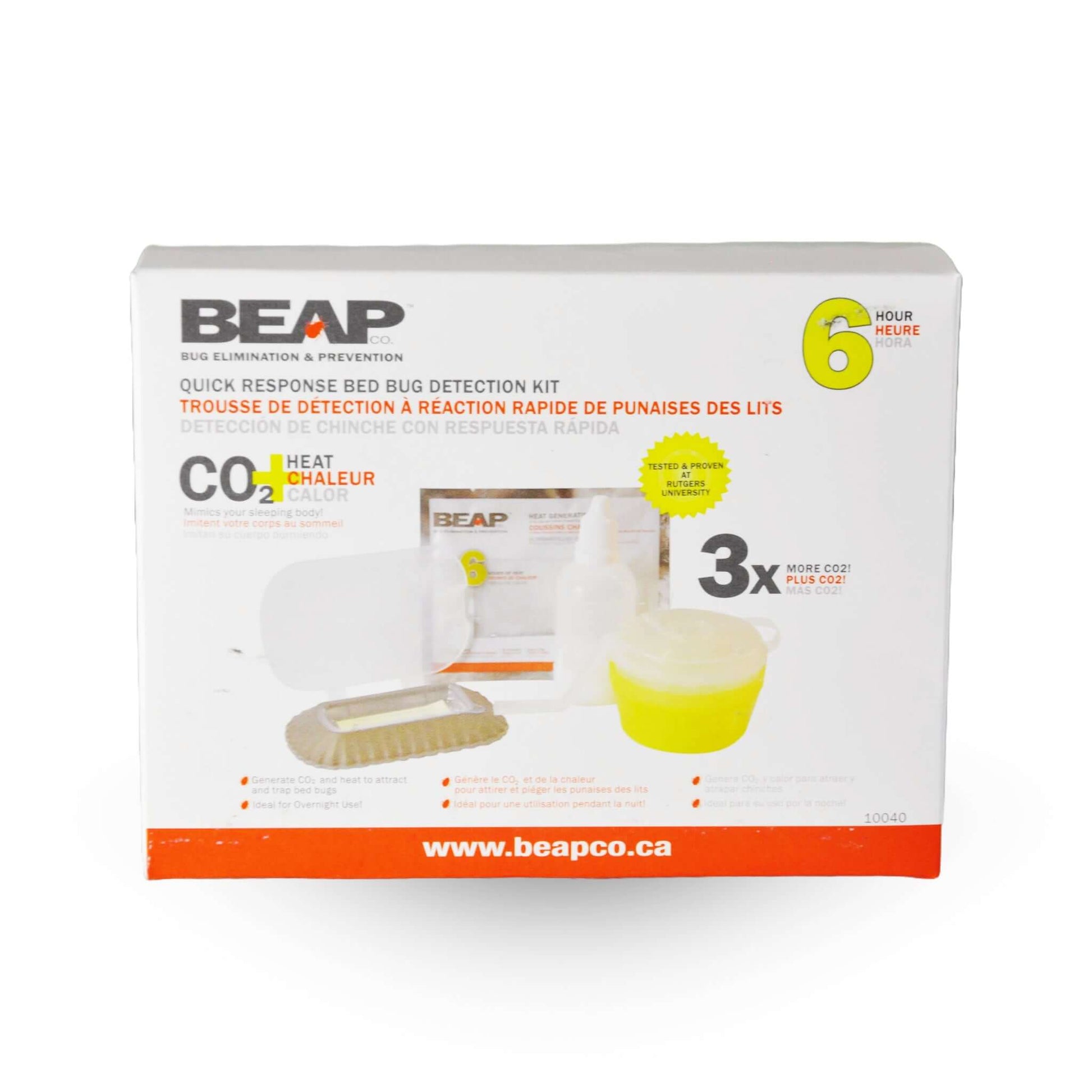BEAPCO Kit Réponse Rapide 6h | Détection Express Punaises de Lit | L'exterminateur en ligne