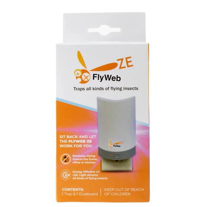 Piège à insectes FlyWeb ZE – Technologie UV, silencieux et écoénergétique, usage intérieur