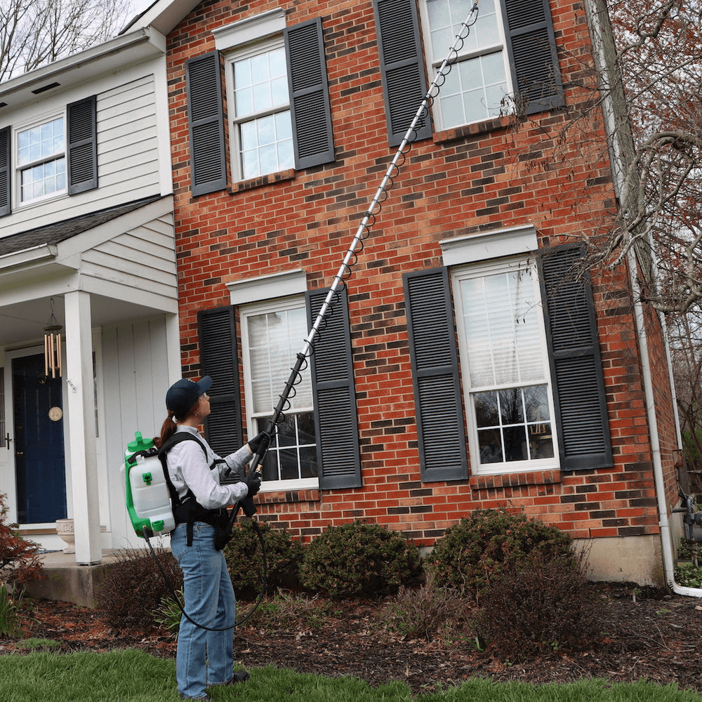 Perche télescopique extensible Flowzone avec ensemble de buses à 45° | L'exterminateur en ligne