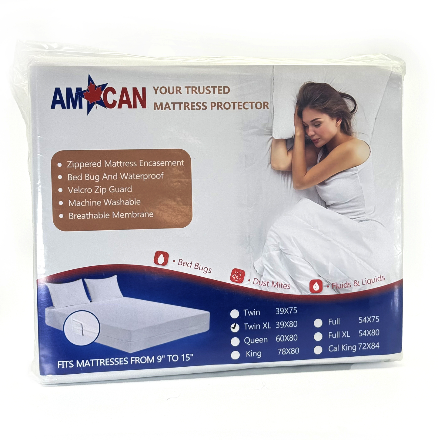 Housse protège matelas 150 x 200 cm Housse protège matelas 150 x 200 cm