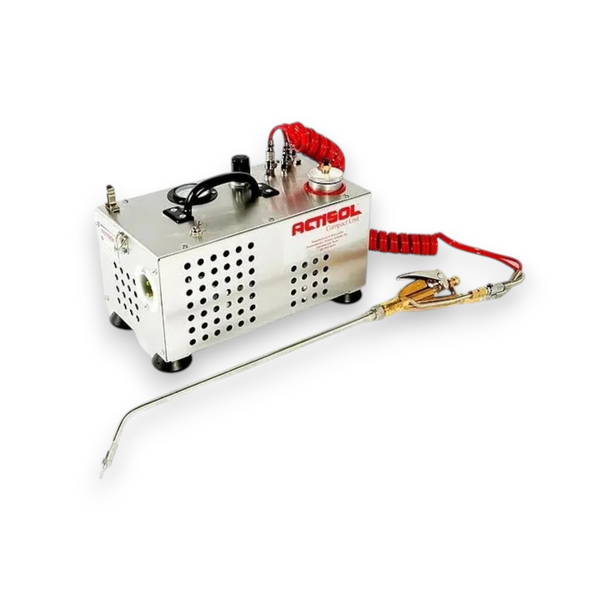 Actisol Compact Unit – Unidad compacta portátil con varilla de 12 pulgadas no anodizada