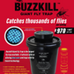 Catchmaster, Buzzkill Giant Fly Trap with 1 Trap and 2 Attractants