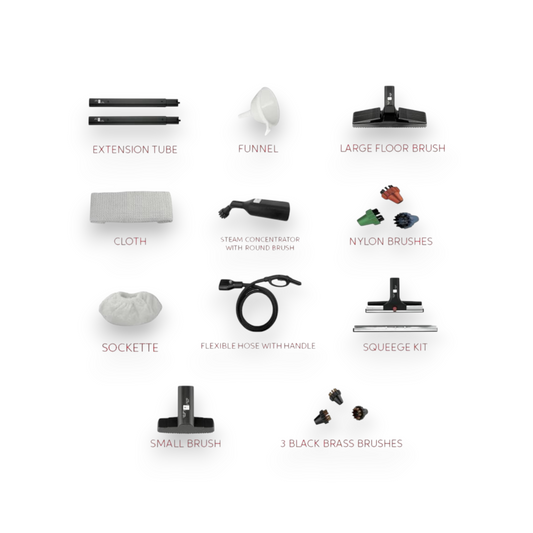 Polti Cimex Eradicator – Kit de nettoyage complet pour machine à vapeur