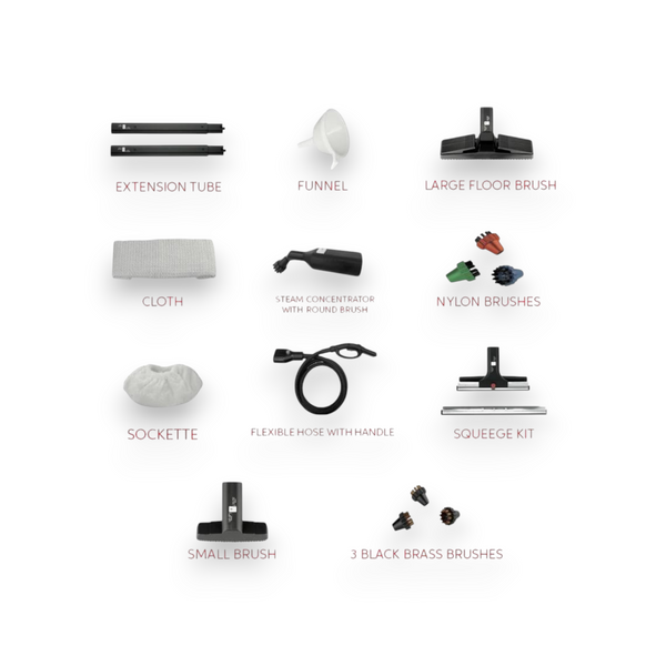 Polti Cimex Eradicator – Kit de nettoyage complet pour machine à vapeur