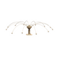 Daddi long leg 6' et 8' avec base de fixation, répulsif visuel pour oiseaux