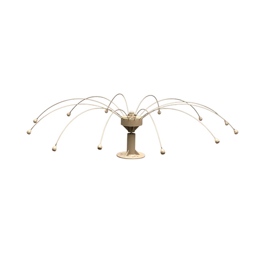 Daddi long leg 6' et 8' avec base de fixation, répulsif visuel pour oiseaux