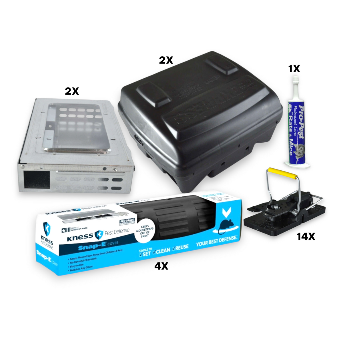 Kit deluxe contre souris - Intérieur et Extérieur