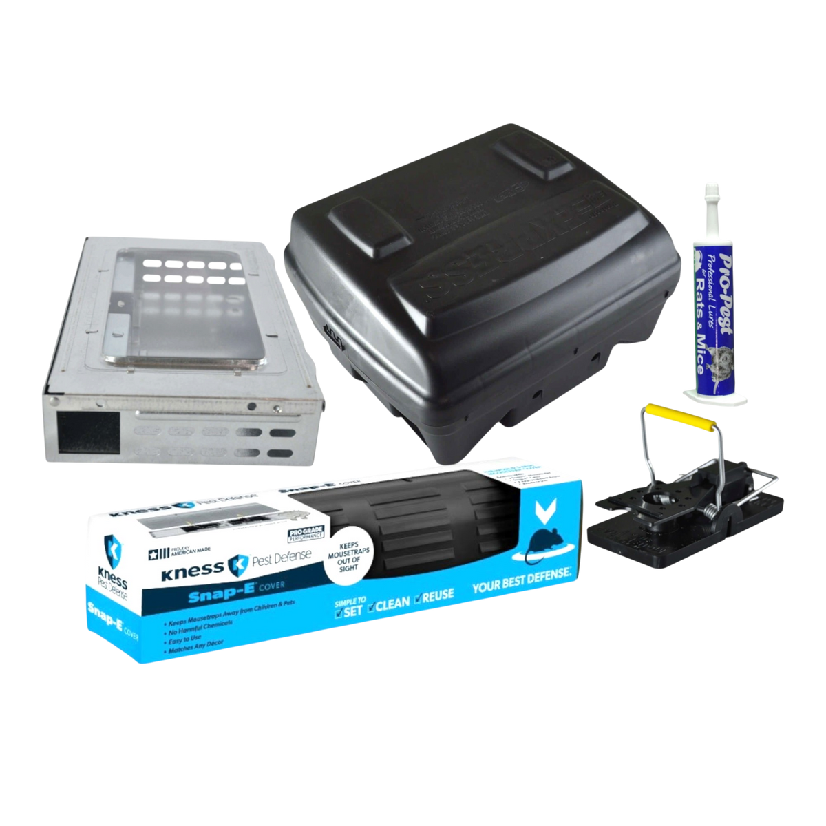 Kit deluxe contre souris intérieur et extérieur