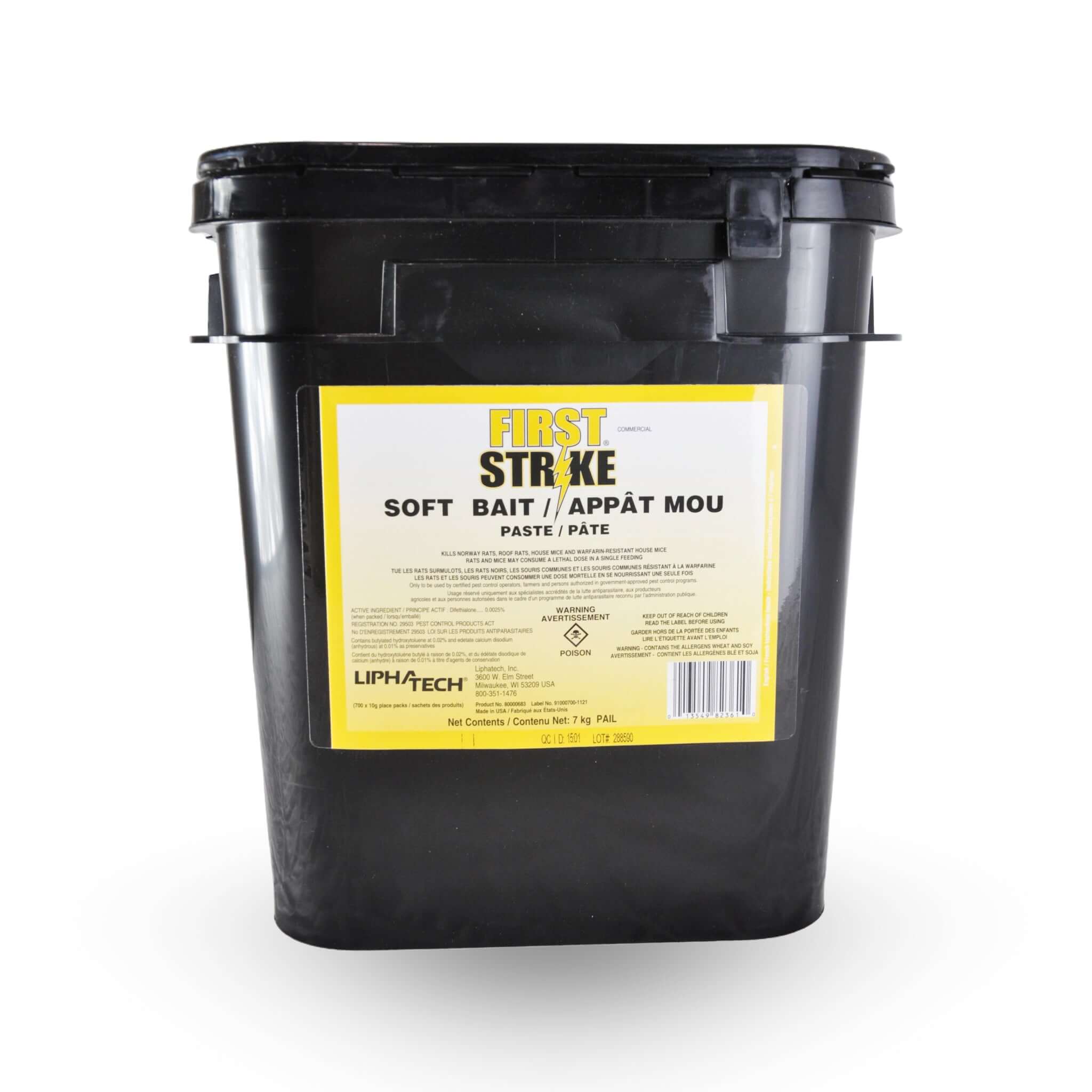 First Strike Rodenticide pour Rongeurs à base de Difethialone 7KG