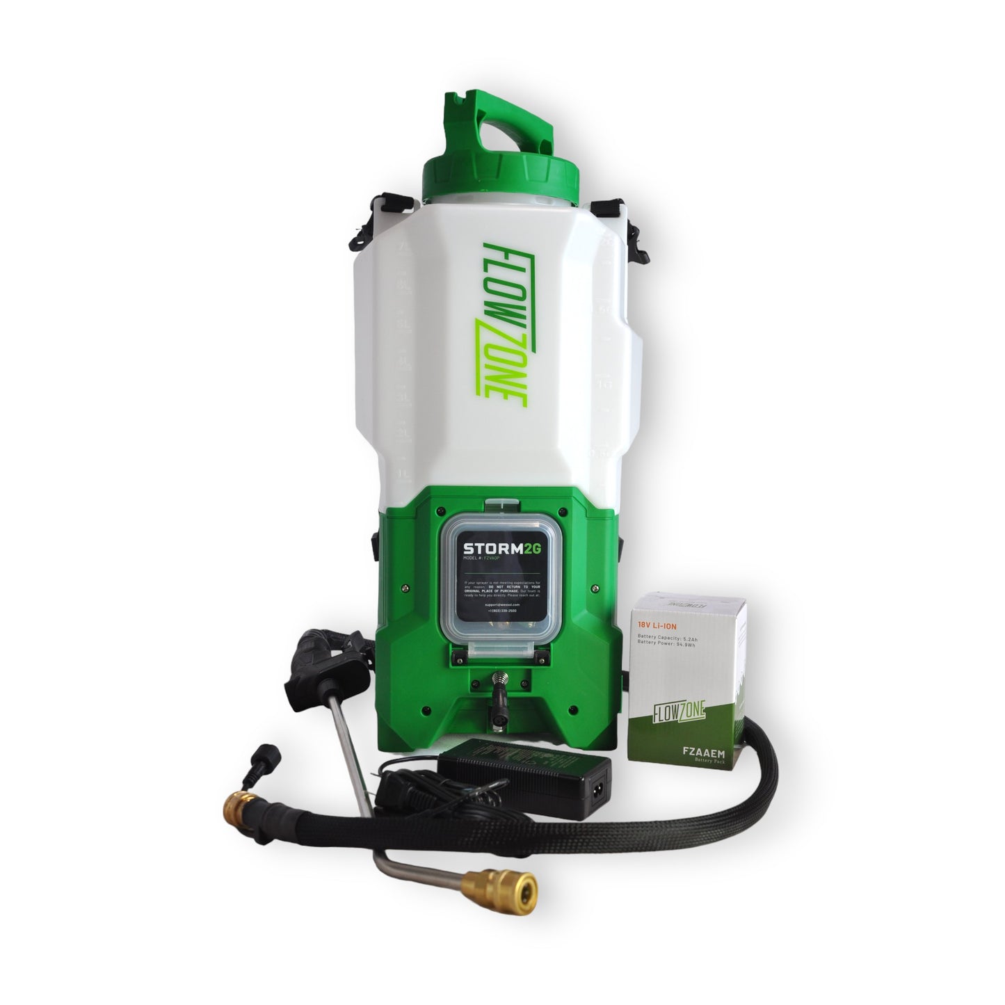 FlowZone Storm 7.56 L Portable Sprayer with Interchangeable Tank