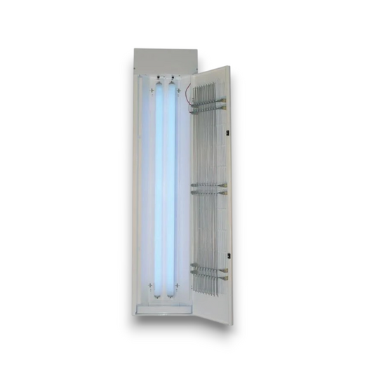 Gardner RG-1002 – Trampa eléctrica para insectos de rejilla, de acero, para montar en la pared, prémium