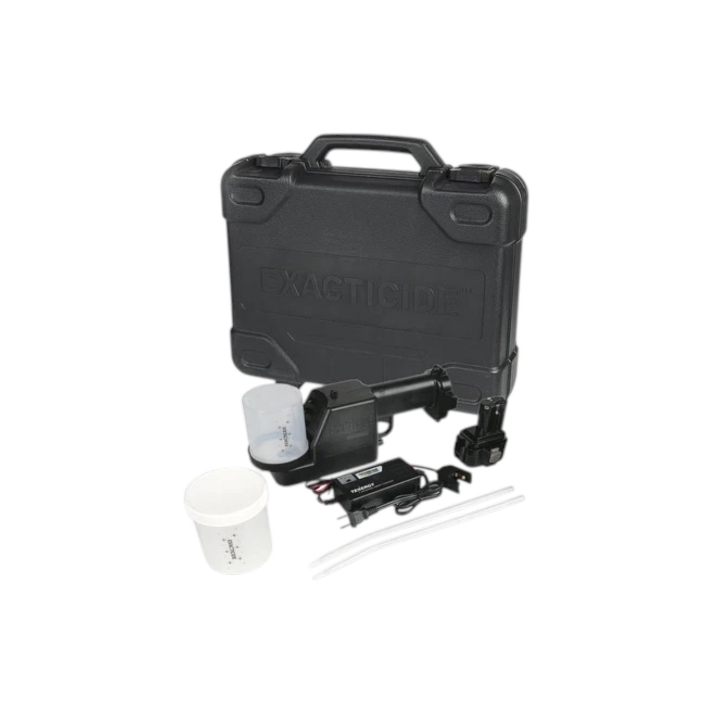 Kit standard de pulvérisation Exacticide PFC – Applicateur portatif à batterie pour poudres et appâts fins