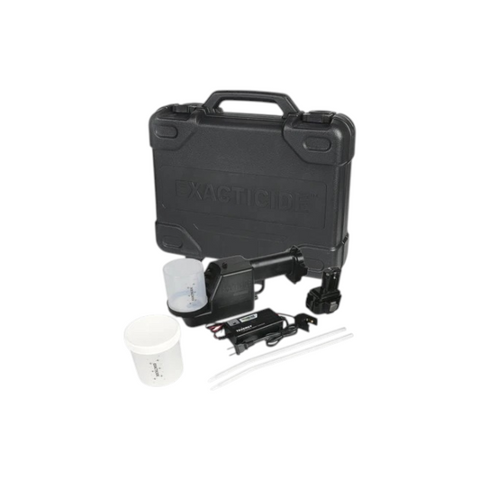 Kit standard de pulvérisation Exacticide PFC – Applicateur portatif à batterie pour poudres et appâts fins