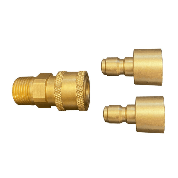 Kit adaptateur de connecteur fileté M18 Flowzone vers connecteur rapide en laiton | L'exterminateur en ligne