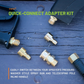 Flowzone M18 Threaded Connector to Brass Quick Connector Adapter Kit