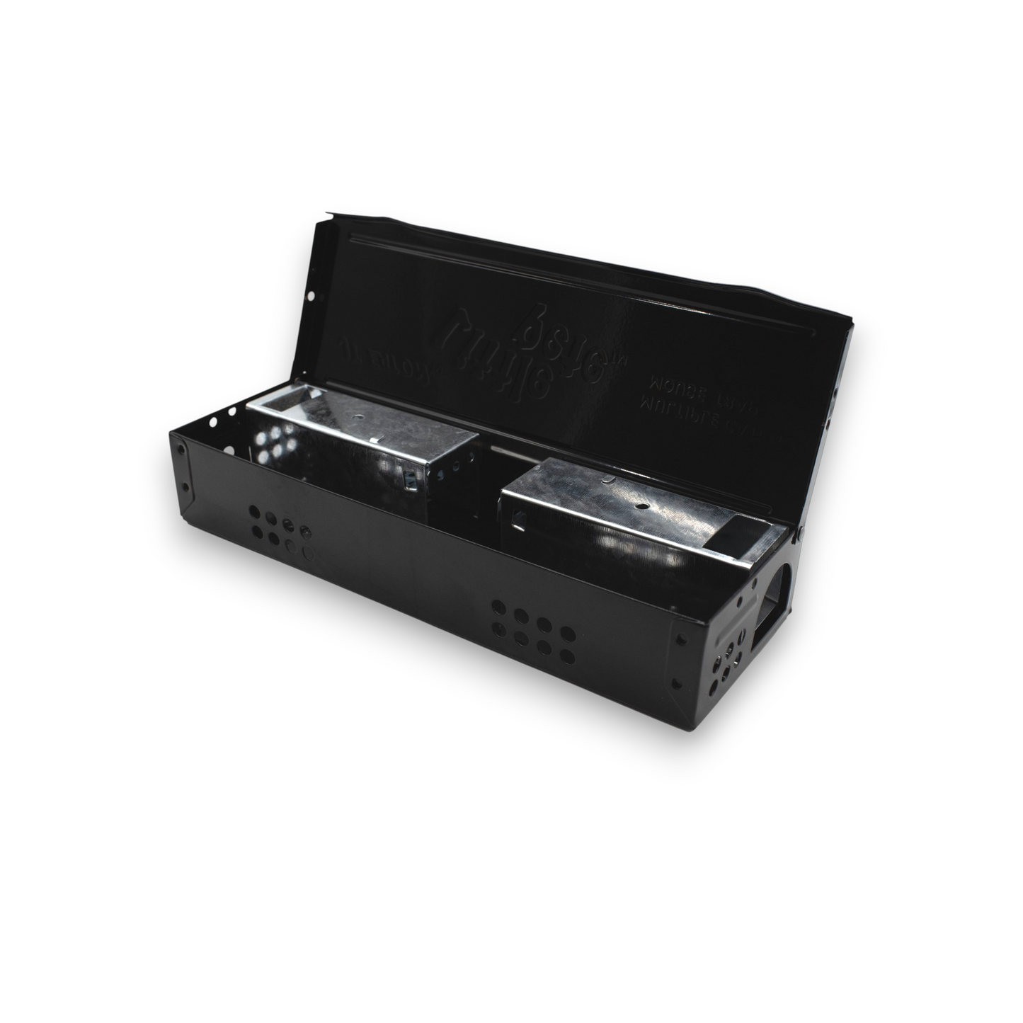 Piège à capture multiple Little Pete Slim Noir – Capacité 10 souris, compact et réutilisable