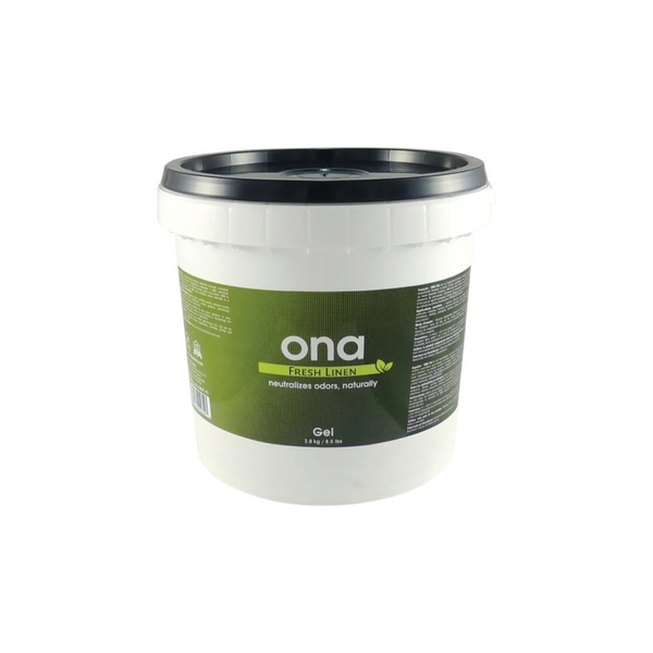 ONA Gel Linge Frais – Neutralizador de olores de larga duración, cubo de 3,8 kg