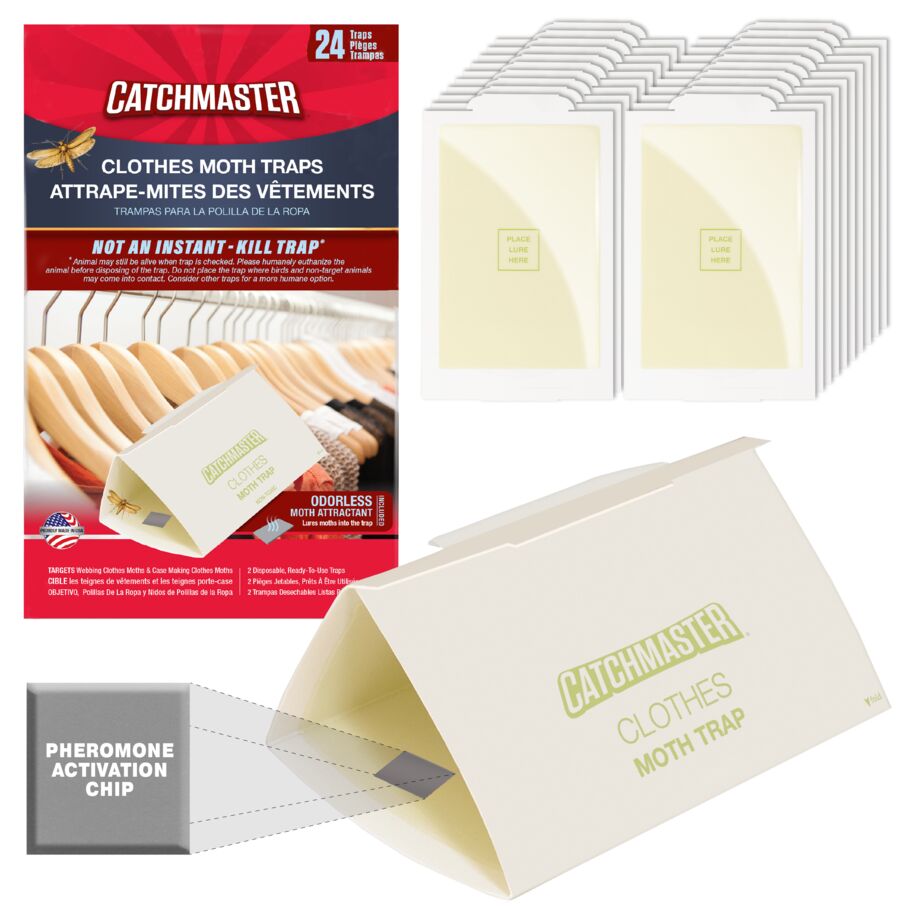 Catchmaster – Trampas para polillas de ropa, paquete de 2 trampas