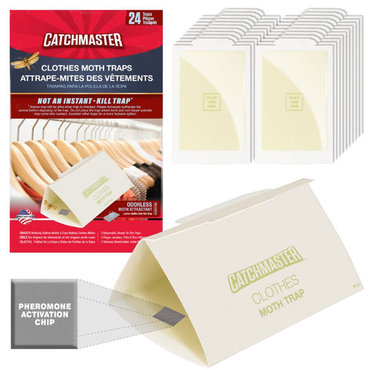 Catchmaster – Pièges à mites des vêtements, paquet de 2 pièges