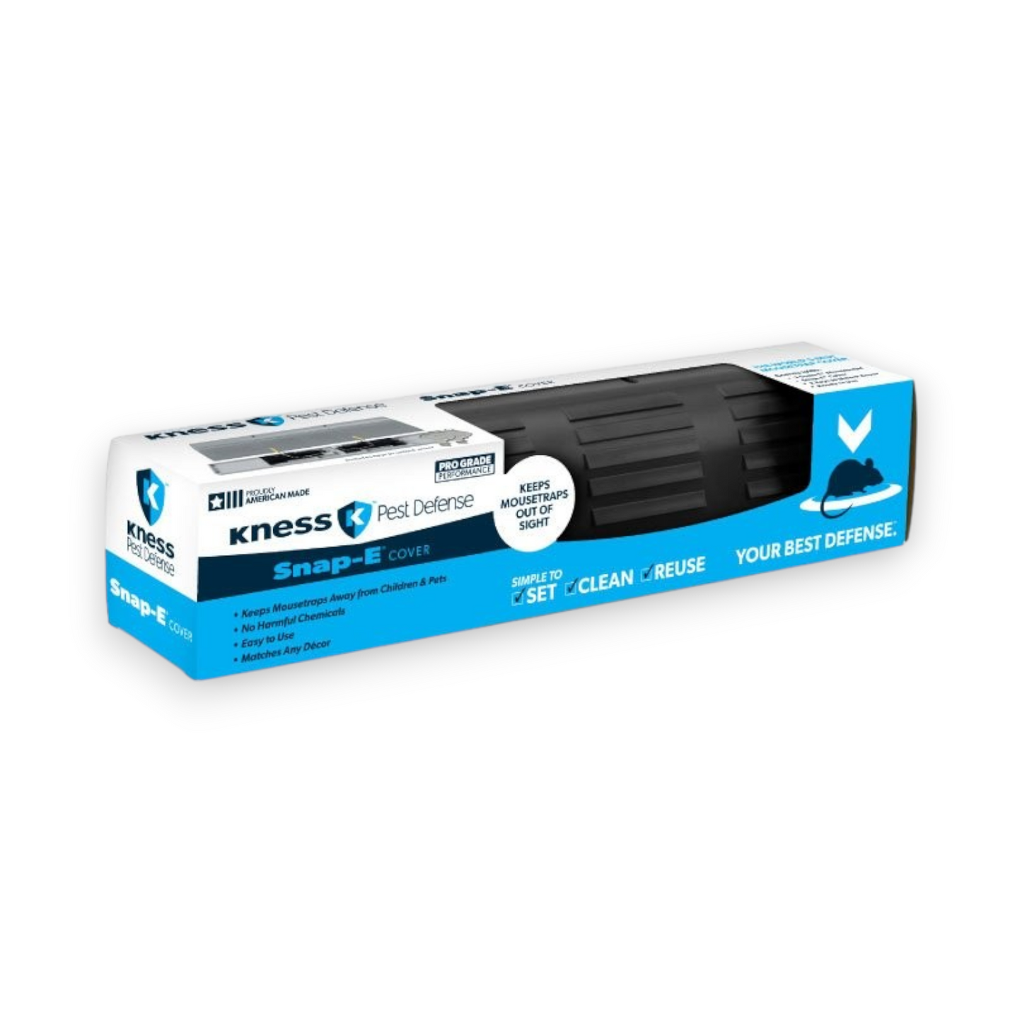 Cubierta Snap-E para trampa para ratones – Negro 102-0-063