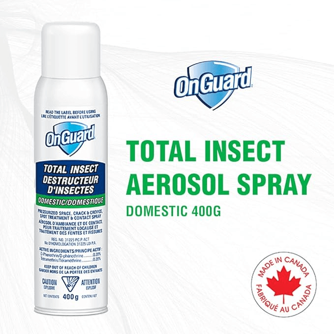 ONGUARD, pulvérisateur total insectes 400G Onguard produits canadien, ONGUARD, total insect sprayer 400G Onguard Canadian products
