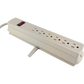 Regleta de enchufes BEAPCO | Detector de chinches de 6 tomas 