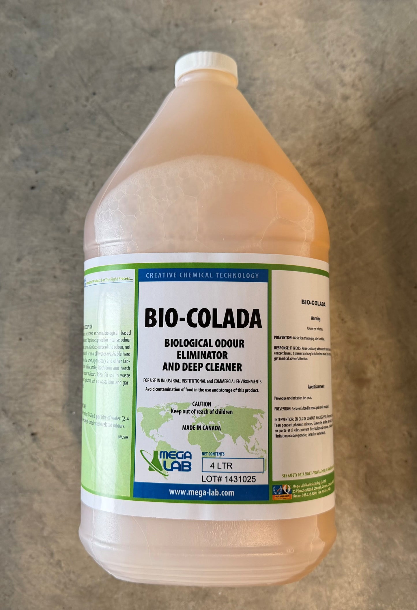 BIO-COLADA – Nettoyant enzymatique et neutralisateur d’odeurs