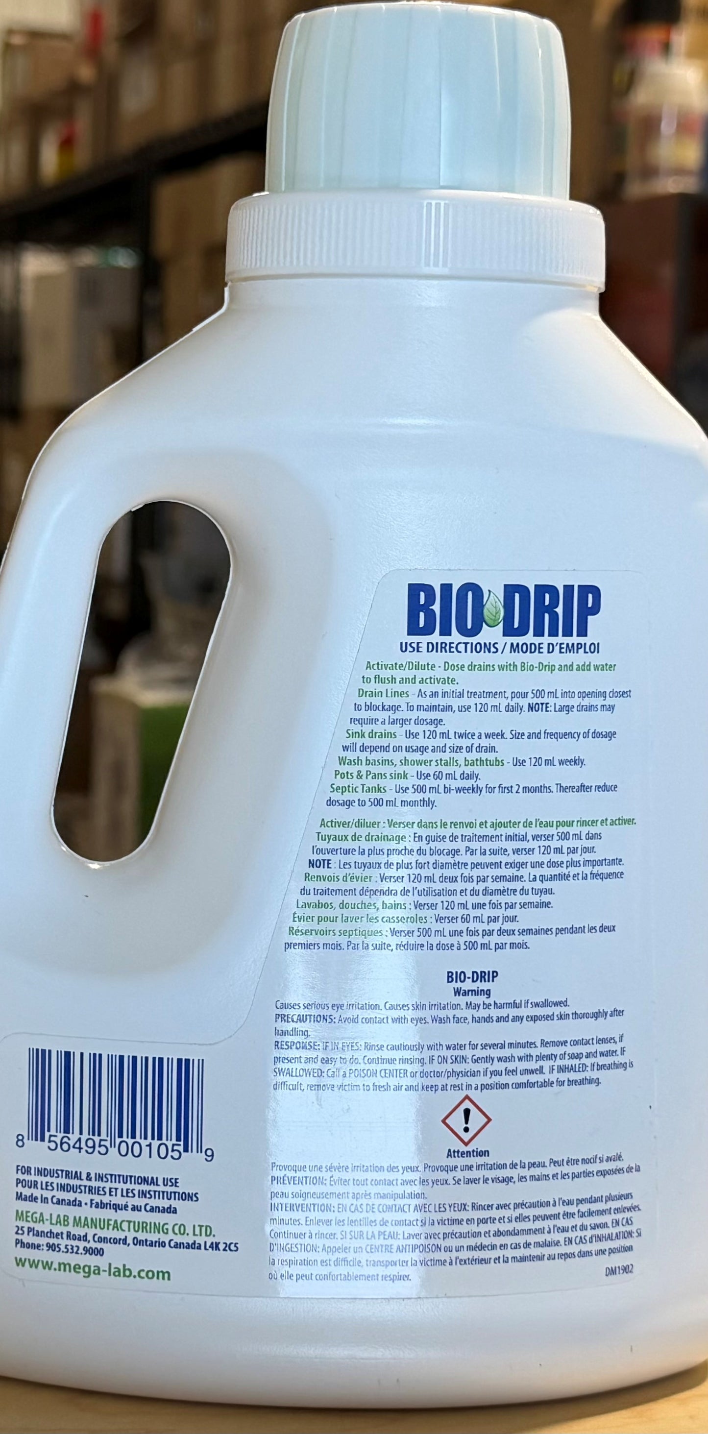 BIO-DRIP – Traitement naturel et biologique des canalisations et siphons