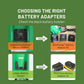 FlowZone Adaptateur de batterie Milwaukee / Dewalt et couvercle de batterie pour V3 – FZAAPE