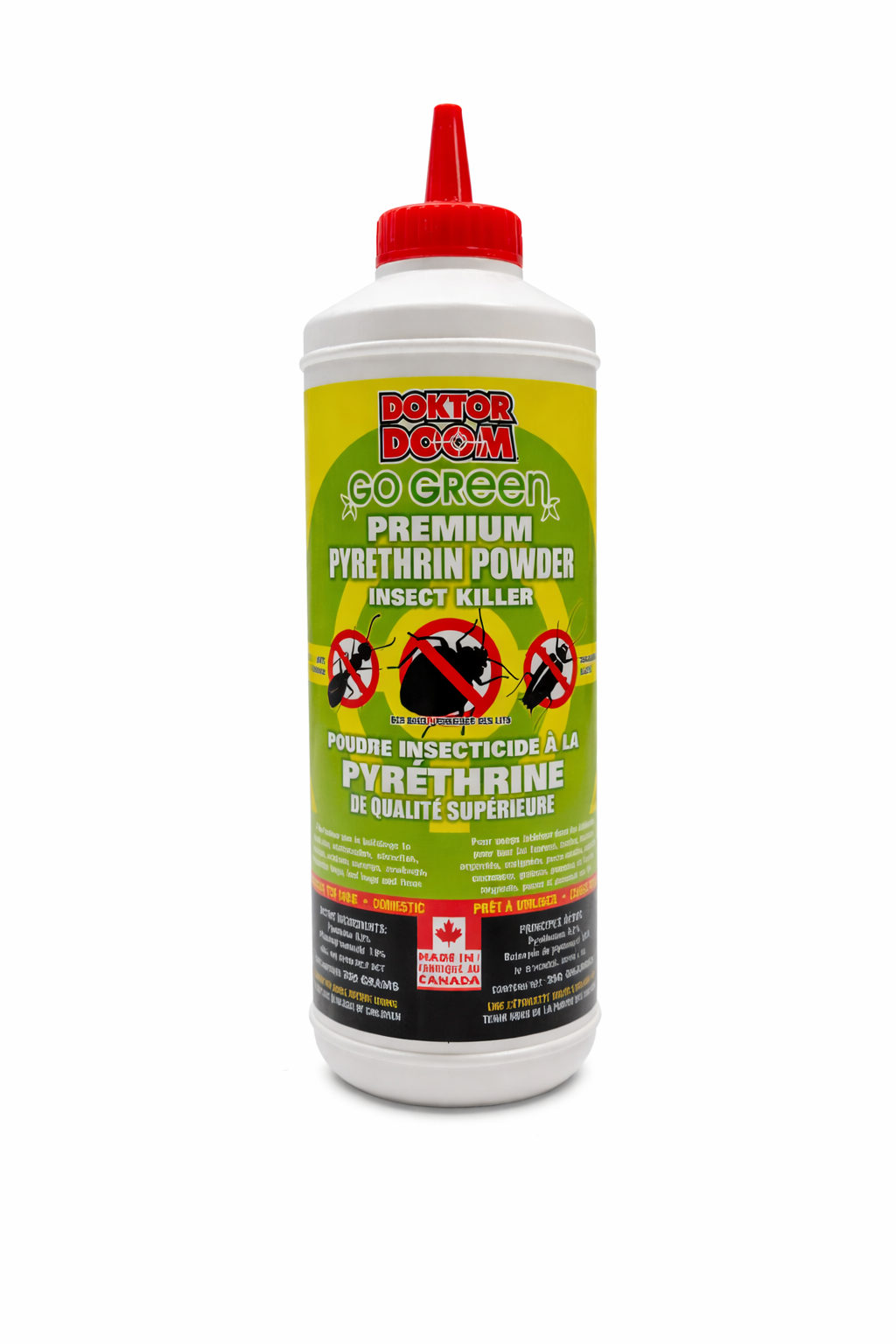 Kit poudre insecticide Doktor Doom Go Green 350g + Poudreuse applicateur JT Eaton