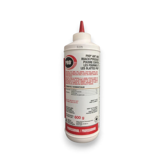 Poudre pyréthrine  anti fourmis, punaise de lit, blatte germanique, coquerelle et cafards Pro 600g