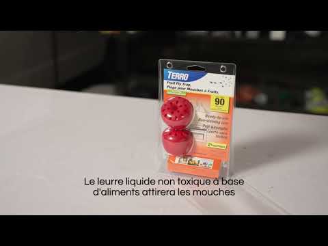 Vidéo explicative pour le piège à mouches à fruits Terro, Explanatory video for the Terro fruit fly trap